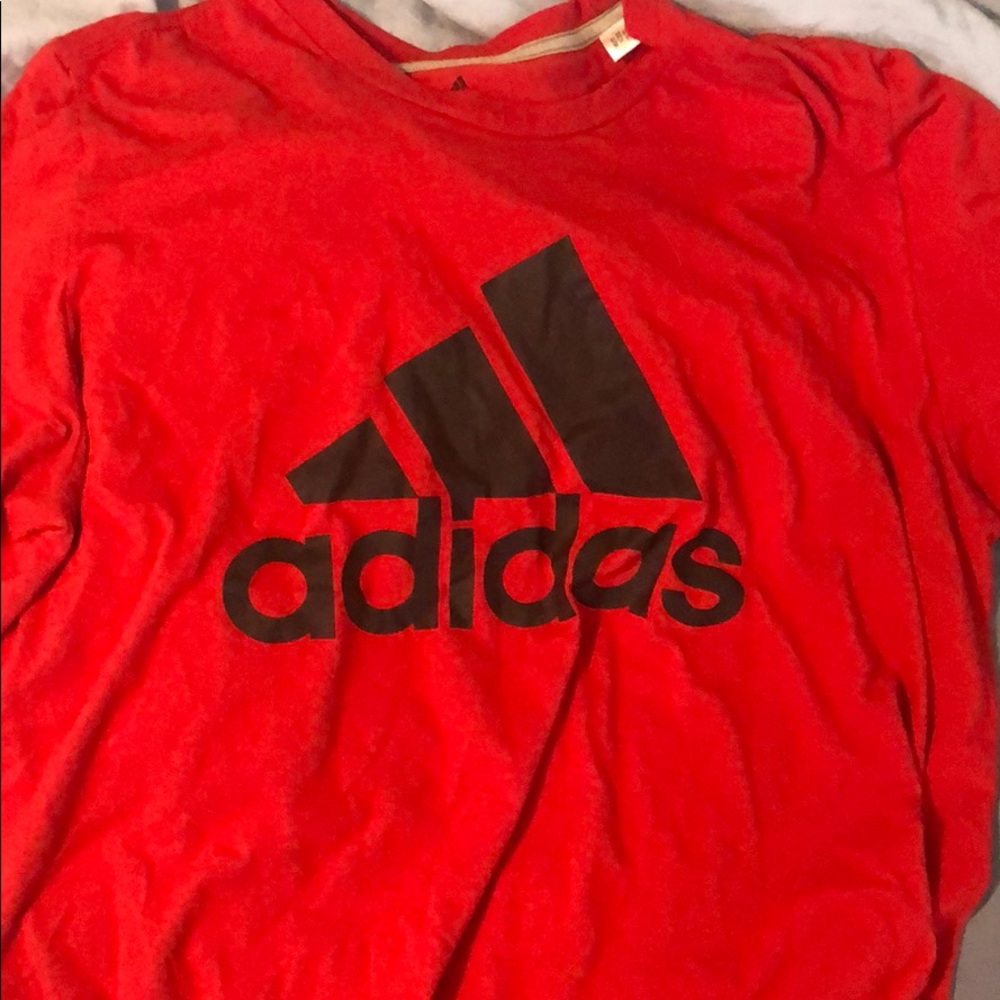 Red Crew neck tee